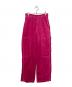 Spick and Span（スピックアンドスパン）の古着「ガーメントダイシリンダルペインターパンツ」｜ショッキングピンク