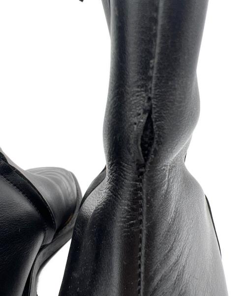 BALENCIAGA（バレンシアガ）BALENCIAGA (バレンシアガ) BB LOGO SIDEZIP BOOTS ブラック サイズ:35の古着・服飾アイテム