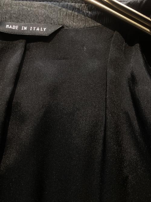 les hommes（レゾム）les hommes (レゾム) ナイロンテーラードジャケット ブラック サイズ:48の古着・服飾アイテム