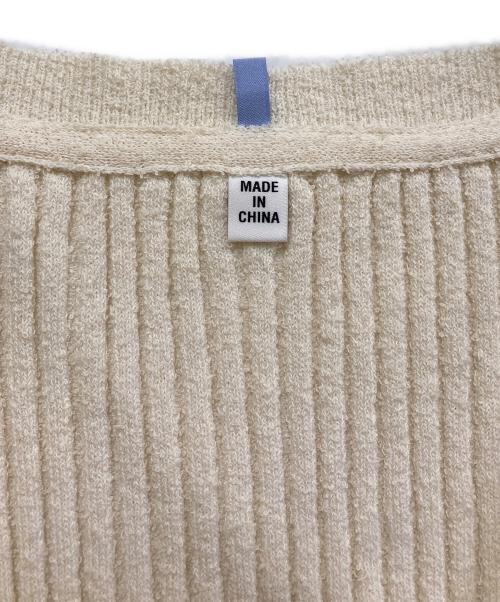 GENESIS Ⅱ by MCQ（ジェネシス・ツー・バイ・エムシーキュー）GENESIS Ⅱ by MCQ (ジェネシス・ツー・バイ・エムシーキュー) ノースリーブニット アイボリー サイズ:SIZE Mの古着・服飾アイテム