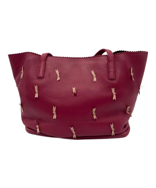 LOEWE（ロエベ）LOEWE (ロエベ) ボンモチーフナッパレザーリミテッドトートバッグ ピンクの古着・服飾アイテム