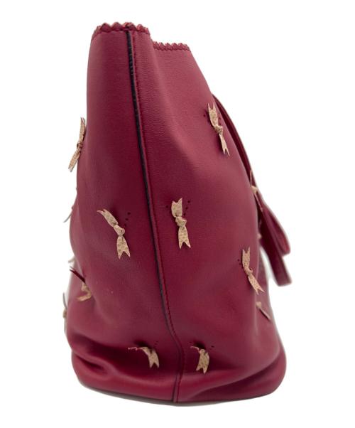 LOEWE（ロエベ）LOEWE (ロエベ) ボンモチーフナッパレザーリミテッドトートバッグ ピンクの古着・服飾アイテム