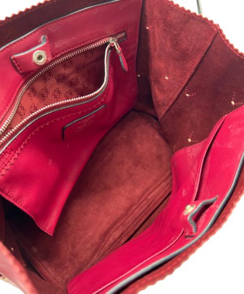 LOEWE（ロエベ）LOEWE (ロエベ) ボンモチーフナッパレザーリミテッドトートバッグ ピンクの古着・服飾アイテム