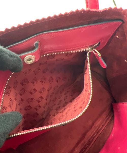 LOEWE（ロエベ）LOEWE (ロエベ) ボンモチーフナッパレザーリミテッドトートバッグ ピンクの古着・服飾アイテム