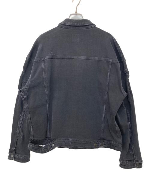 ALCHEMIST（アルケミスト）ALCHEMIST (アルケミスト) ROCKY DISTRESSED JACKET ブラック サイズ:Mの古着・服飾アイテム