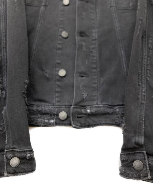 ALCHEMIST（アルケミスト）ALCHEMIST (アルケミスト) ROCKY DISTRESSED JACKET ブラック サイズ:Mの古着・服飾アイテム