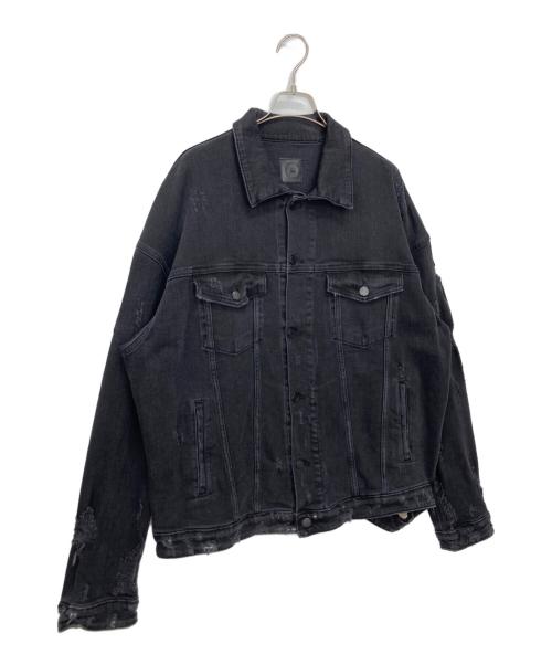 ALCHEMIST（アルケミスト）ALCHEMIST (アルケミスト) ROCKY DISTRESSED JACKET ブラック サイズ:Mの古着・服飾アイテム