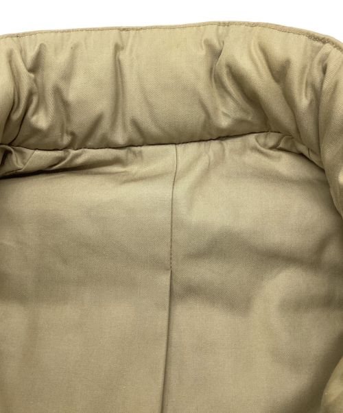 BALMAIN（バルマン）BALMAIN (バルマン) 中綿ベスト ベージュ サイズ:XSの古着・服飾アイテム