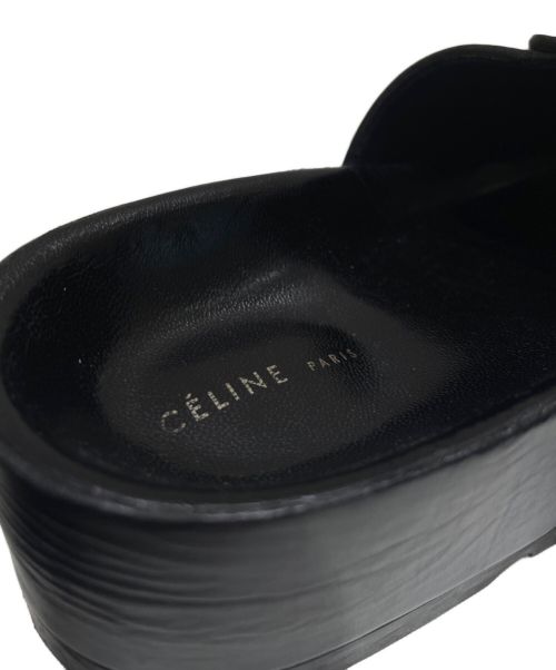 CELINE（セリーヌ）CELINE (セリーヌ) バンブーサンダル ブラック サイズ:35の古着・服飾アイテム