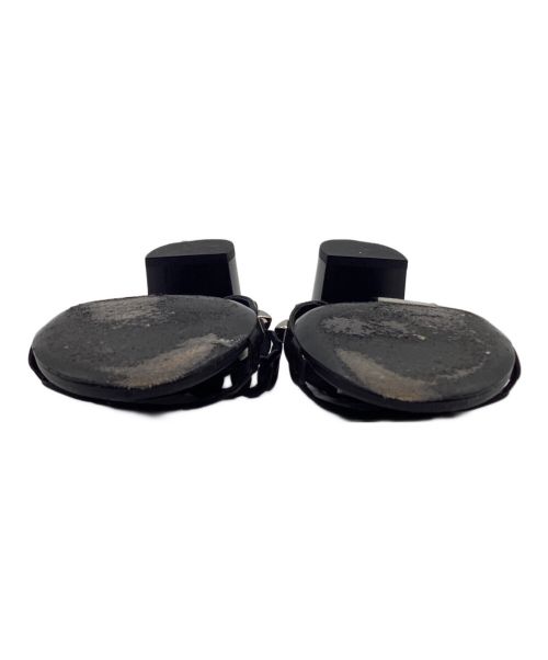 HERMES（エルメス）HERMES (エルメス) サンダル ブラック サイズ:35.5の古着・服飾アイテム