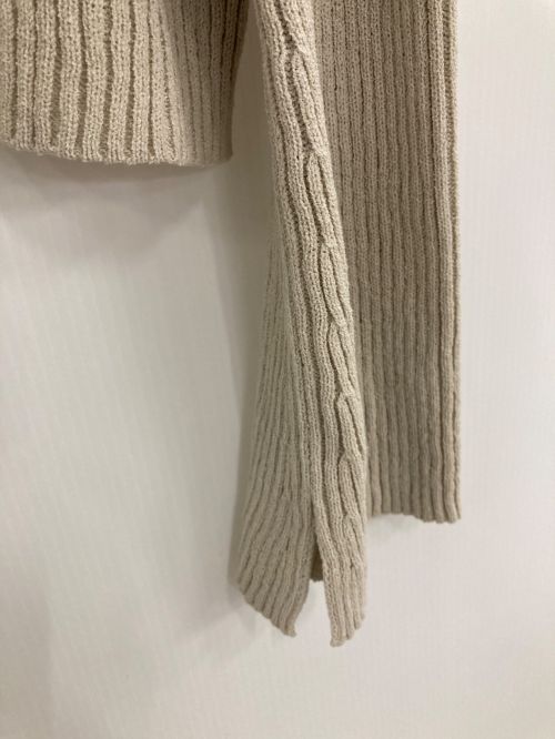 L'appartement（アパルトモン）L'appartement (アパルトモン) Boucle 2way Short Cardigan ベージュ サイズ:-の古着・服飾アイテム