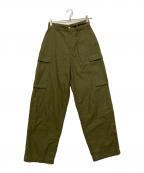 journal standard L'essageジャーナルスタンダード レサージュ）の古着「バックサテンカーゴパンツ」｜オリーブ