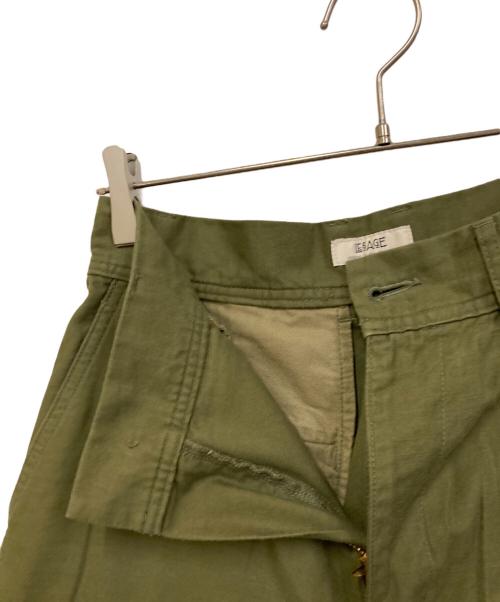 journal standard L'essage（ジャーナルスタンダード レサージュ）journal standard L'essage (ジャーナルスタンダード レサージュ) バックサテンカーゴパンツ オリーブ サイズ:SIZE 36の古着・服飾アイテム