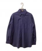MUSE de Deuxieme Classeミューズ ドゥーズィエム クラス）の古着「OXFORD BD シャツ」｜ネイビー