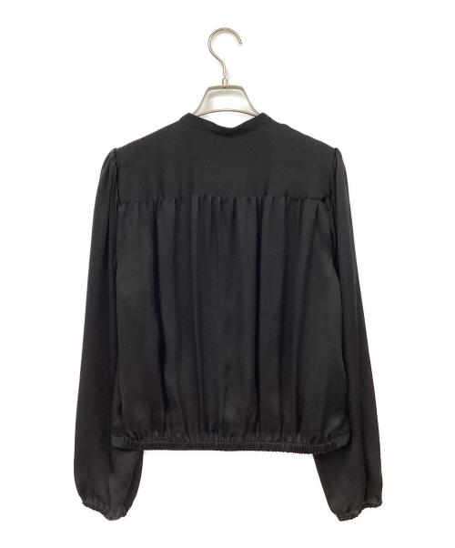 theory（セオリー）theory (セオリー) クロップドブラウス ブラック サイズ:Sの古着・服飾アイテム