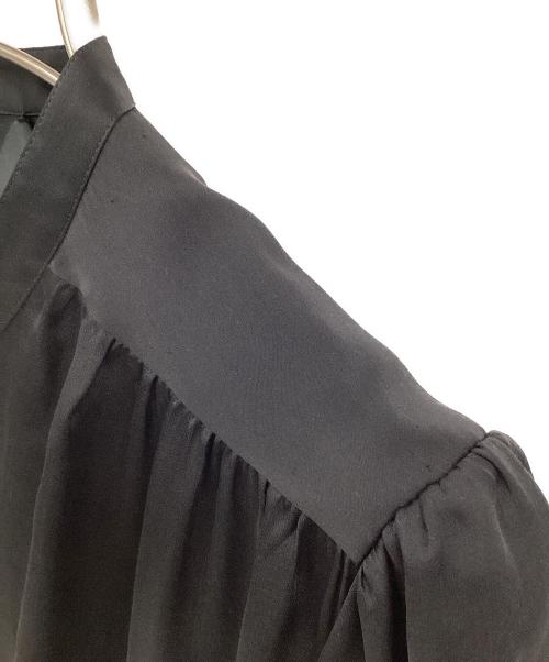 theory（セオリー）theory (セオリー) クロップドブラウス ブラック サイズ:Sの古着・服飾アイテム