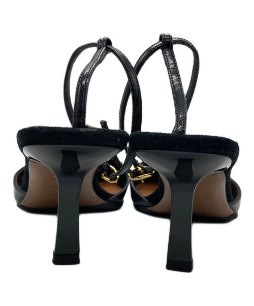 NEOUS（ネオアス）NEOUS (ネオアス) TOLIMAN アンクルストラップパンプス ブラック サイズ:37の古着・服飾アイテム