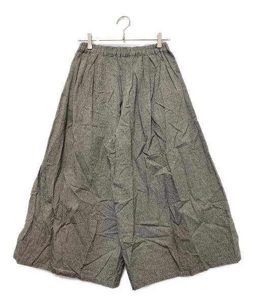 Pal'las Palace（パラスパレス）PAL'LAS PALACE (パラスパレス) コットンリネンワイドパンツ グレー サイズ:SIZE Freeの古着・服飾アイテム