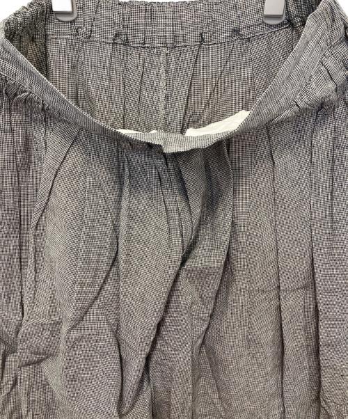 Pal'las Palace（パラスパレス）PAL'LAS PALACE (パラスパレス) コットンリネンワイドパンツ グレー サイズ:SIZE Freeの古着・服飾アイテム