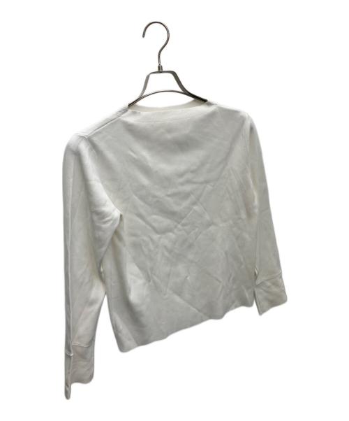 SOEJU（ソージュ）SOEJU (ソージュ) クルーネックニットプルオーバー ホワイト サイズ:Sの古着・服飾アイテム