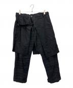 D.HYGENディーハイゲン）の古着「クロップドパンツ」｜ブラック