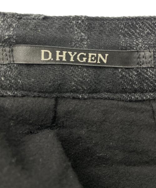 D.HYGEN（ディーハイゲン）D.HYGEN (ディーハイゲン) クロップドパンツ ブラック サイズ:2の古着・服飾アイテム