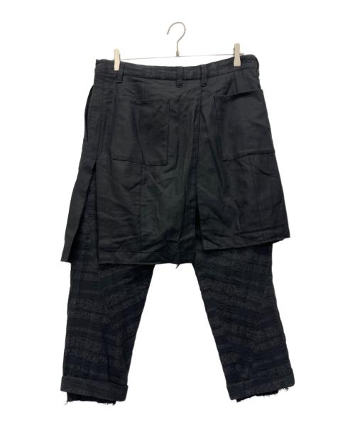 D.HYGEN（ディーハイゲン）D.HYGEN (ディーハイゲン) クロップドパンツ ブラック サイズ:2の古着・服飾アイテム