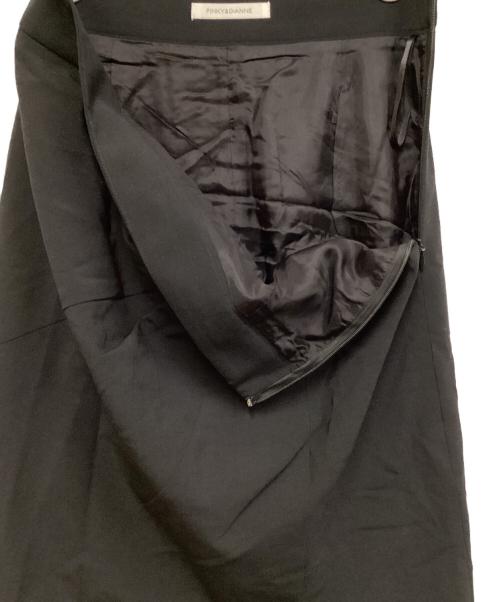 Pinky & Dianne（ピンキーアンドダイアン）Pinky & Dianne (ピンキーアンドダイアン) バイアスタック切り替えスカート ブラック サイズ:SIZE 38の古着・服飾アイテム