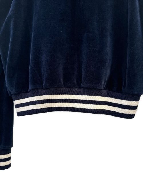 CELINE（セリーヌ）CELINE (セリーヌ) トリオンフベロアパーカー ネイビー サイズ:Mの古着・服飾アイテム