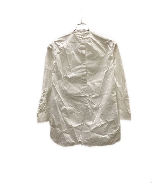 JIL SANDER（ジルサンダー）JIL SANDER (ジルサンダー) コットンポプリンプルオーバーシャツ ホワイト サイズ:34の古着・服飾アイテム