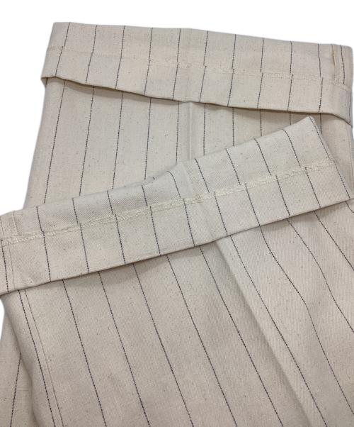 SEZANE（セザンヌ）SEZANE (セザンヌ) ストライプパンツ アイボリー サイズ:SIZE 40の古着・服飾アイテム