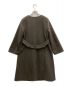 COHINA (コヒナ) ブークレノーカラーコート ブラウン サイズ:regular：3500円