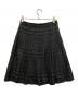BURBERRY LONDON（バーバリーロンドン）の古着「チェックプリーツスカート」｜グレー×ブラック