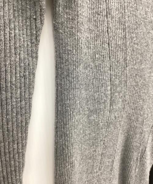 ELENDEEK（エレンディーク）ELENDEEK (エレンディーク) マテリアルミックスニットワンピース グレー サイズ:02の古着・服飾アイテム