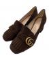GUCCI（グッチ）の古着「GGマーモントパンプス」｜ブラウン
