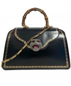 GUCCIグッチ）の古着「Thiara(シアラ)　バンブー2WAYハンドバッグ」｜ブラック