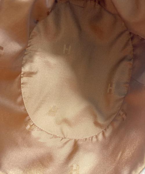 HERMES（エルメス）HERMES (エルメス) チェックカシミヤバケットハット ブラウン サイズ:58の古着・服飾アイテム