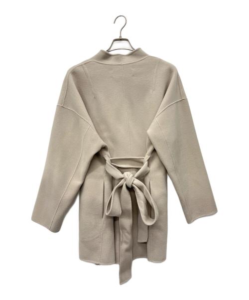 SOEJU（ソージュ）SOEJU (ソージュ) ウールリバーミディコート ベージュ サイズ:-の古着・服飾アイテム