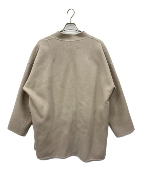 SOEJU（ソージュ）SOEJU (ソージュ) ウールリバーミディコート ベージュ サイズ:-の古着・服飾アイテム