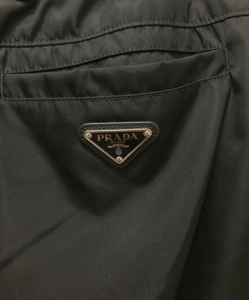 PRADA（プラダ）PRADA (プラダ) RE NYLON スラックス ブラック サイズ:44の古着・服飾アイテム