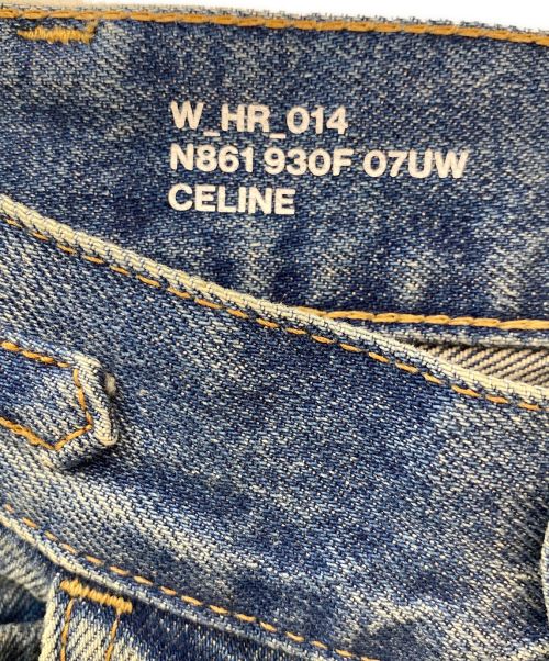 CELINE（セリーヌ）CELINE (セリーヌ) ジップフライジーンズMARGARET インディゴ サイズ:25の古着・服飾アイテム