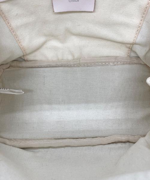 osoi（オソイ）osoi (オソイ) MINI BROT/レザーミニバッグ ベージュの古着・服飾アイテム