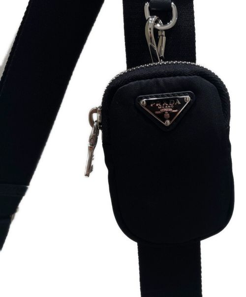 PRADA（プラダ）PRADA (プラダ) ショルダーバッグ/ミニポシェット付ショルダーバッグ ブラック サイズ:‐の古着・服飾アイテム