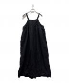 Gauze#ガーゼ）の古着「サロペット」｜ブラック