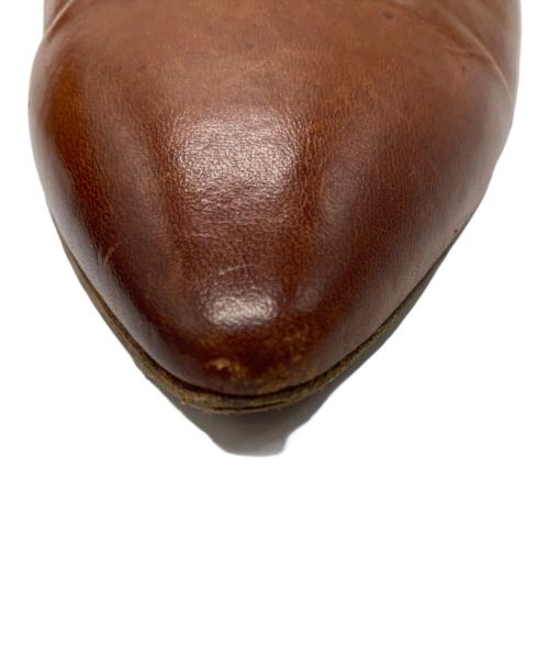 Maison Margiela（メゾンマルジェラ）Maison Margiela (メゾンマルジェラ) ポインテッドトゥ ミュール ブラウン サイズ:36の古着・服飾アイテム