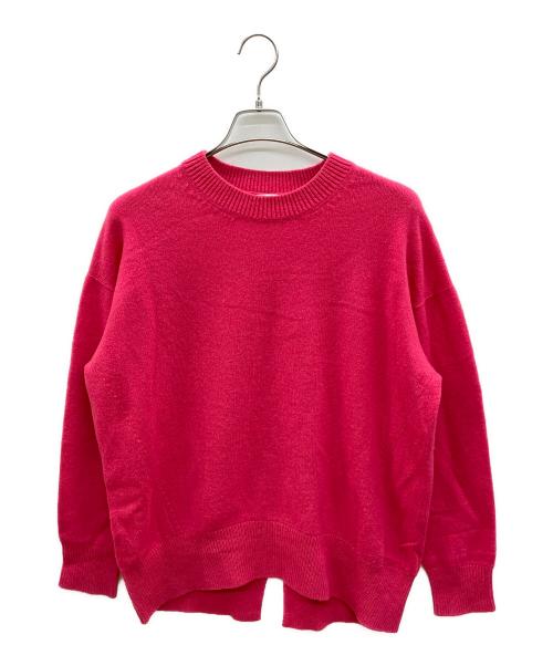 Spick and Span（スピック＆スパン）Spick and Span (スピックアンドスパン) カシミヤウールクループルオーバー ピンク サイズ:Fの古着・服飾アイテム