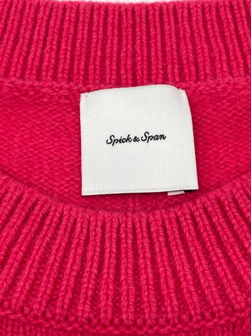 Spick and Span（スピック＆スパン）Spick and Span (スピックアンドスパン) カシミヤウールクループルオーバー ピンク サイズ:Fの古着・服飾アイテム