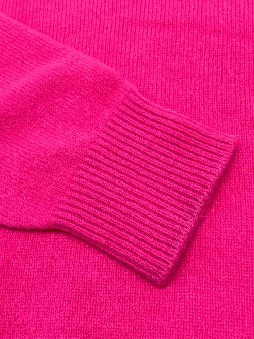 Spick and Span（スピック＆スパン）Spick and Span (スピックアンドスパン) カシミヤウールクループルオーバー ピンク サイズ:Fの古着・服飾アイテム