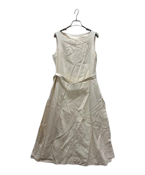 JAN MACHENHAUER（ヤンマッケンハウアー）JAN MACHENHAUER (ヤンマッケンハウアー) ノースリーブワンピース アイボリー サイズ:38の古着・服飾アイテム