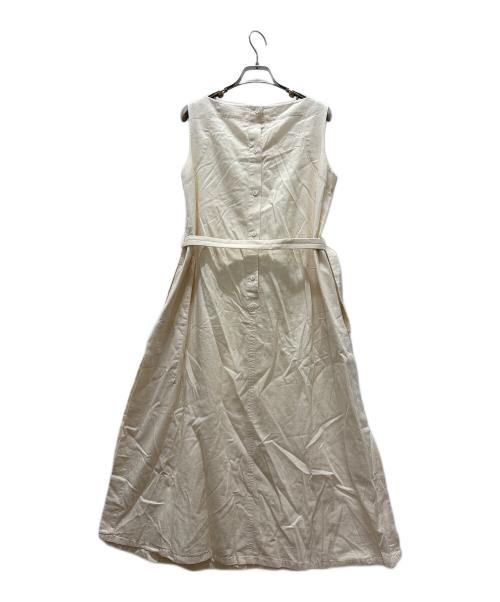 JAN MACHENHAUER（ヤンマッケンハウアー）JAN MACHENHAUER (ヤンマッケンハウアー) ノースリーブワンピース アイボリー サイズ:38の古着・服飾アイテム